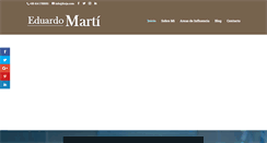 Desktop Screenshot of eduardomartionline.com